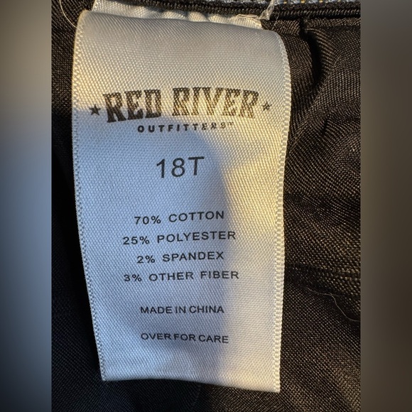 Stylish Blue Straight Leg Women's Jeans by Red River Outfitters - Picture 6 of 7